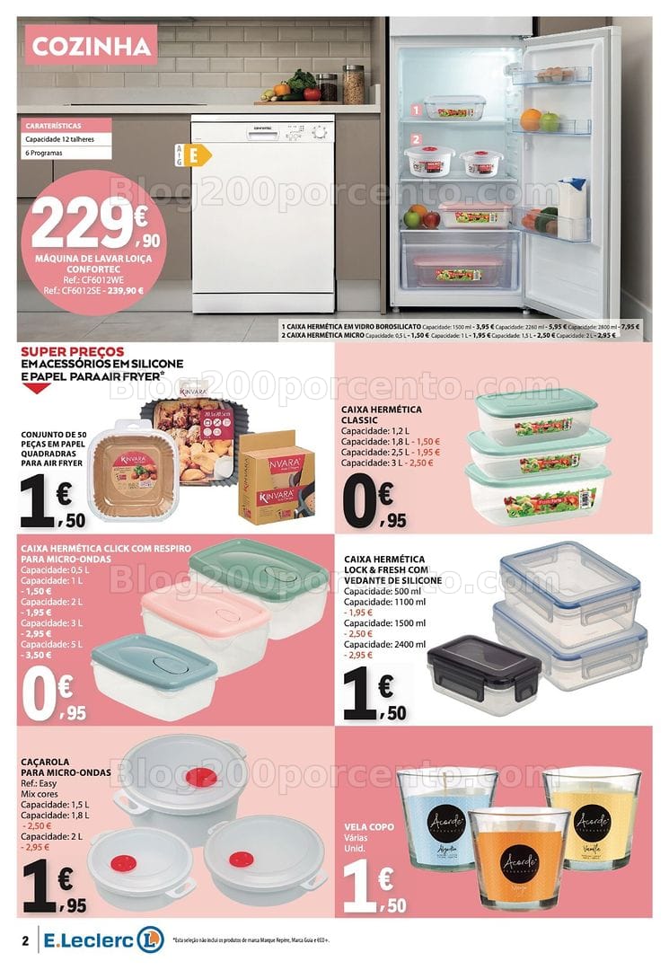 Antevisão Folheto E-LECLERC Bazar Oportunidades Promoções de 30 julho a 12 agosto